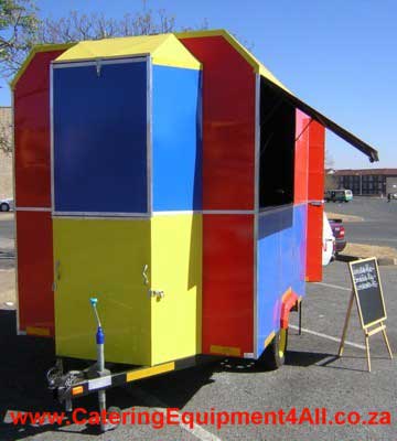 Multicolour food trailer Photo: Trailer 3 colours